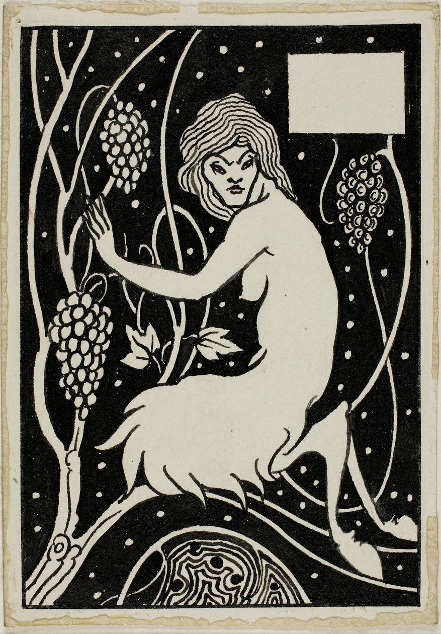 Koristeellinen tutkimus: Satyr tekijältä Aubrey Beardsley