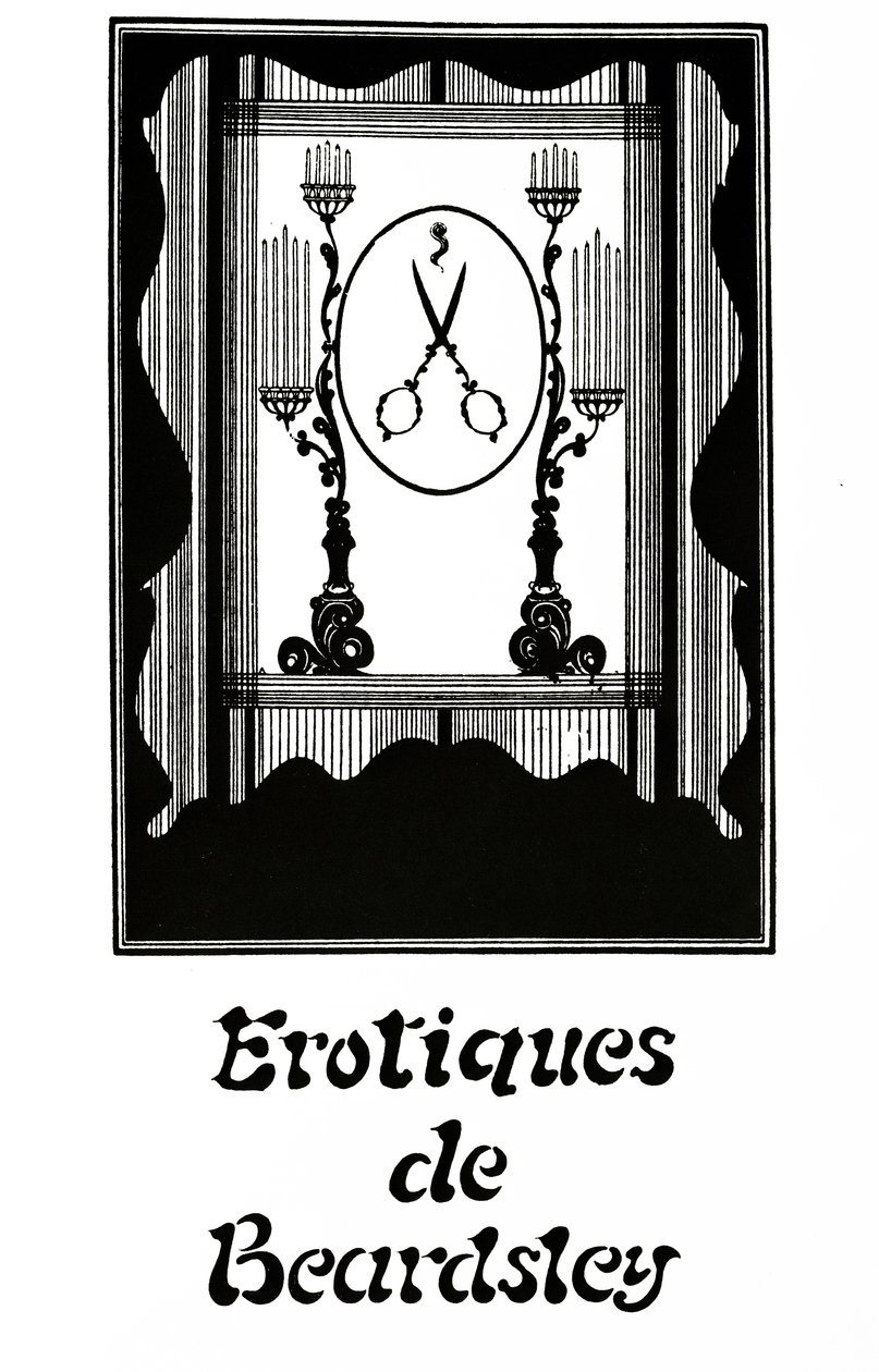 Beardsley Erotiikkaa, noin 1894 tekijältä Aubrey Beardsley