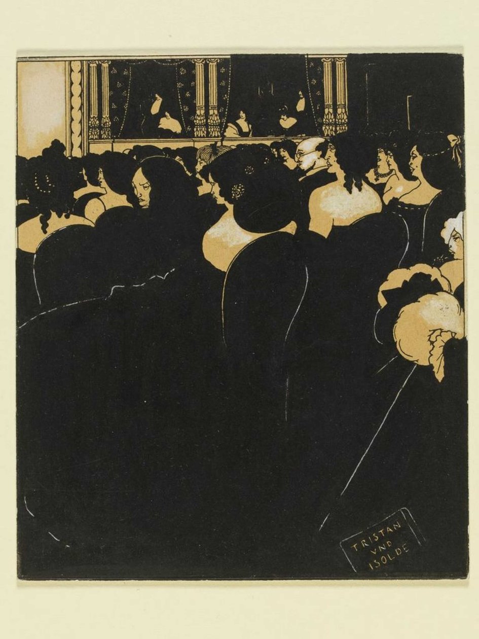 Wagnerilaiset, 1894. tekijältä Aubrey Beardsley