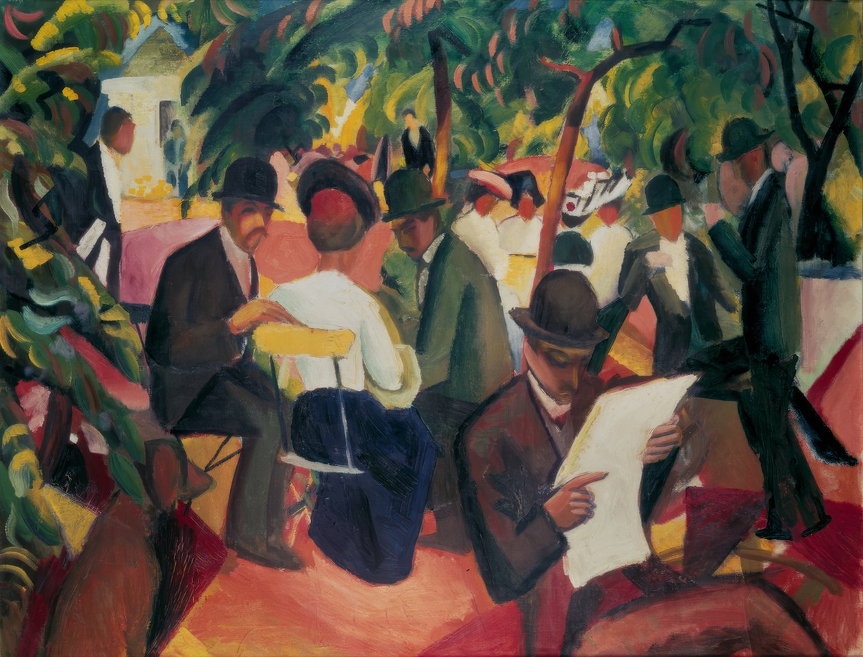 Puutarharavintola tekijältä August Macke