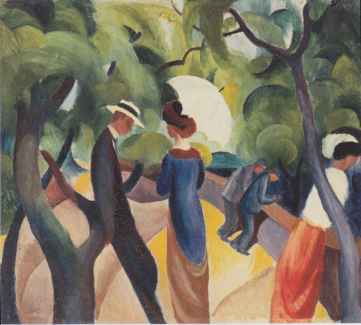 Promenade tekijältä August Macke