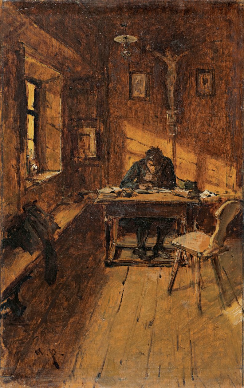Der Dorfschreiber tekijältä August von Pettenkofen