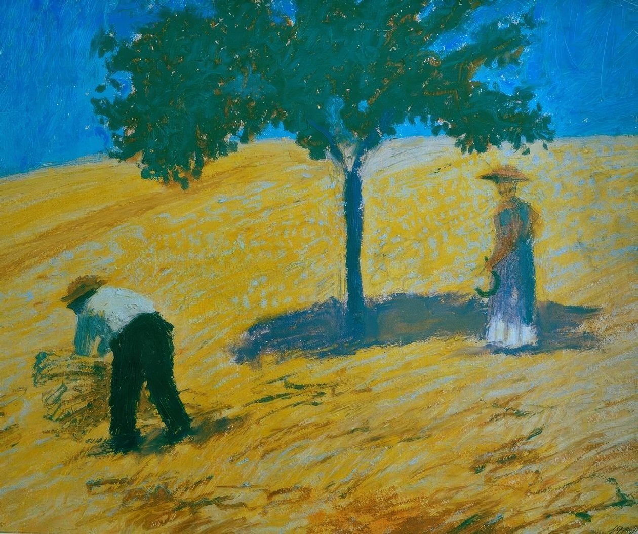 Puu maissipellolla tekijältä August Macke