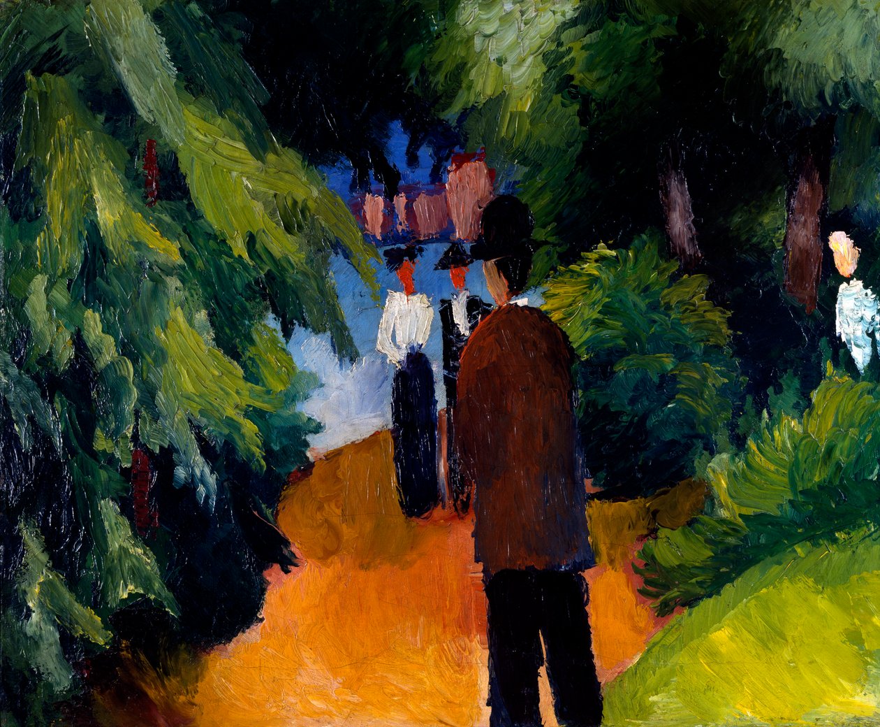 Puisto lampineen tekijältä August Macke