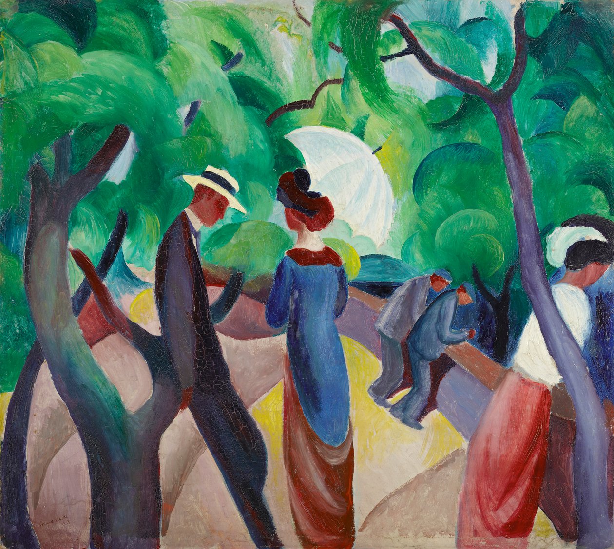 Promenade tekijältä August Macke