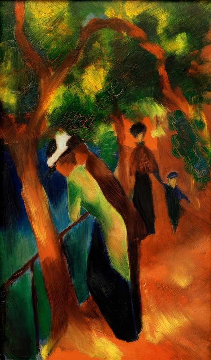Aurinkoinen tapa tekijältä August Macke