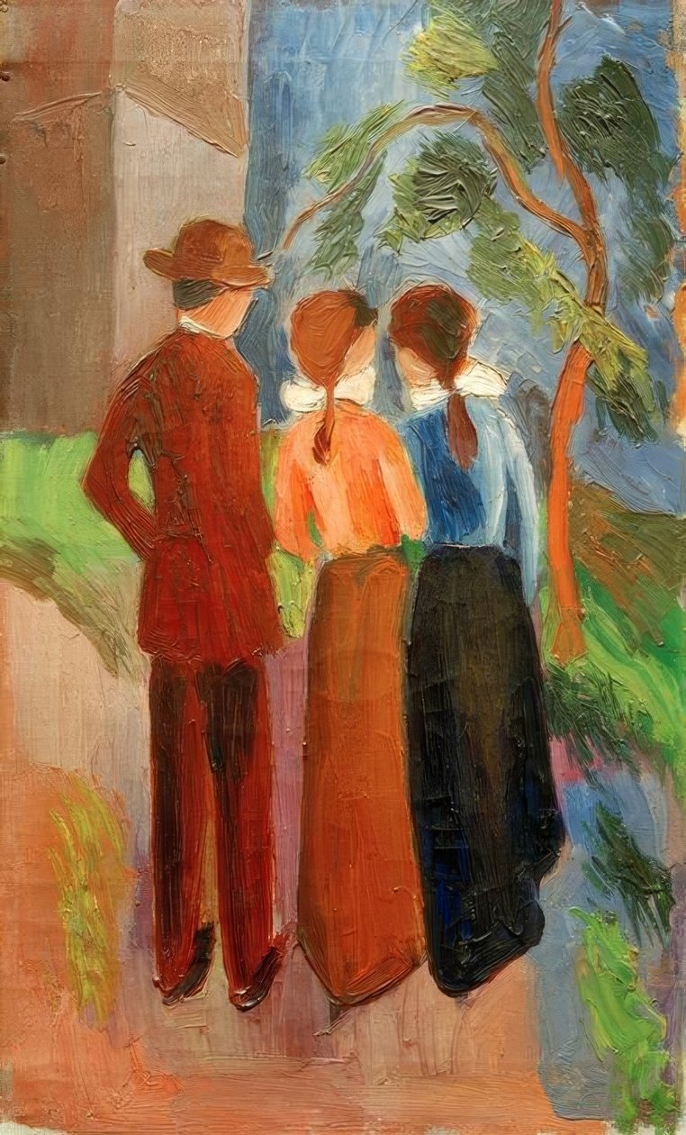 Kävele kolmelle tekijältä August Macke