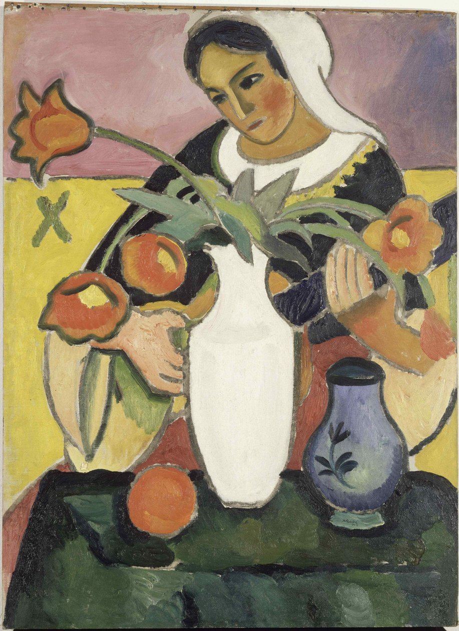 Luuttisoittaja, 1910. tekijältä August Macke