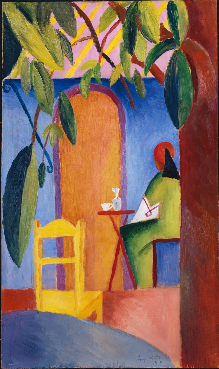 Turkkilainen kahvila tekijältä August Macke