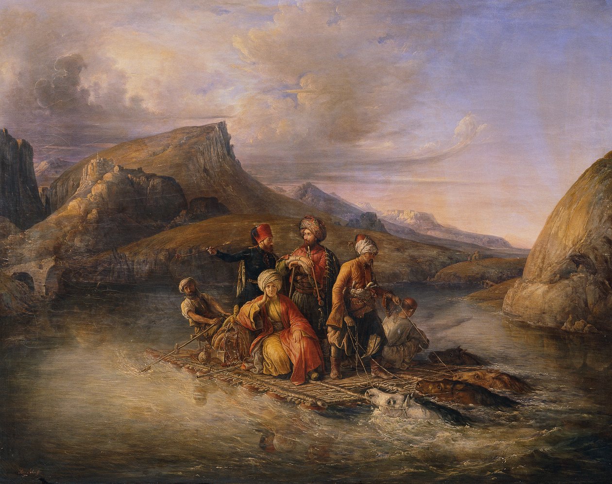 Tigriksen ylitys tekijältä August Theodor Schöfft