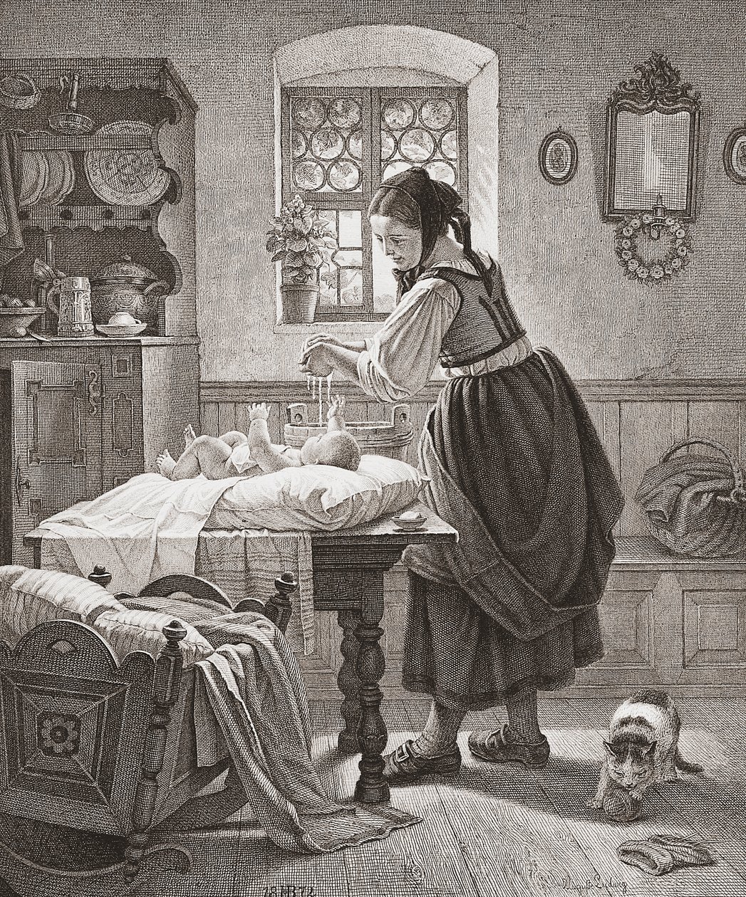 WC. 1800-luvun lastenhoito. tekijältä Augusta Ludwig
