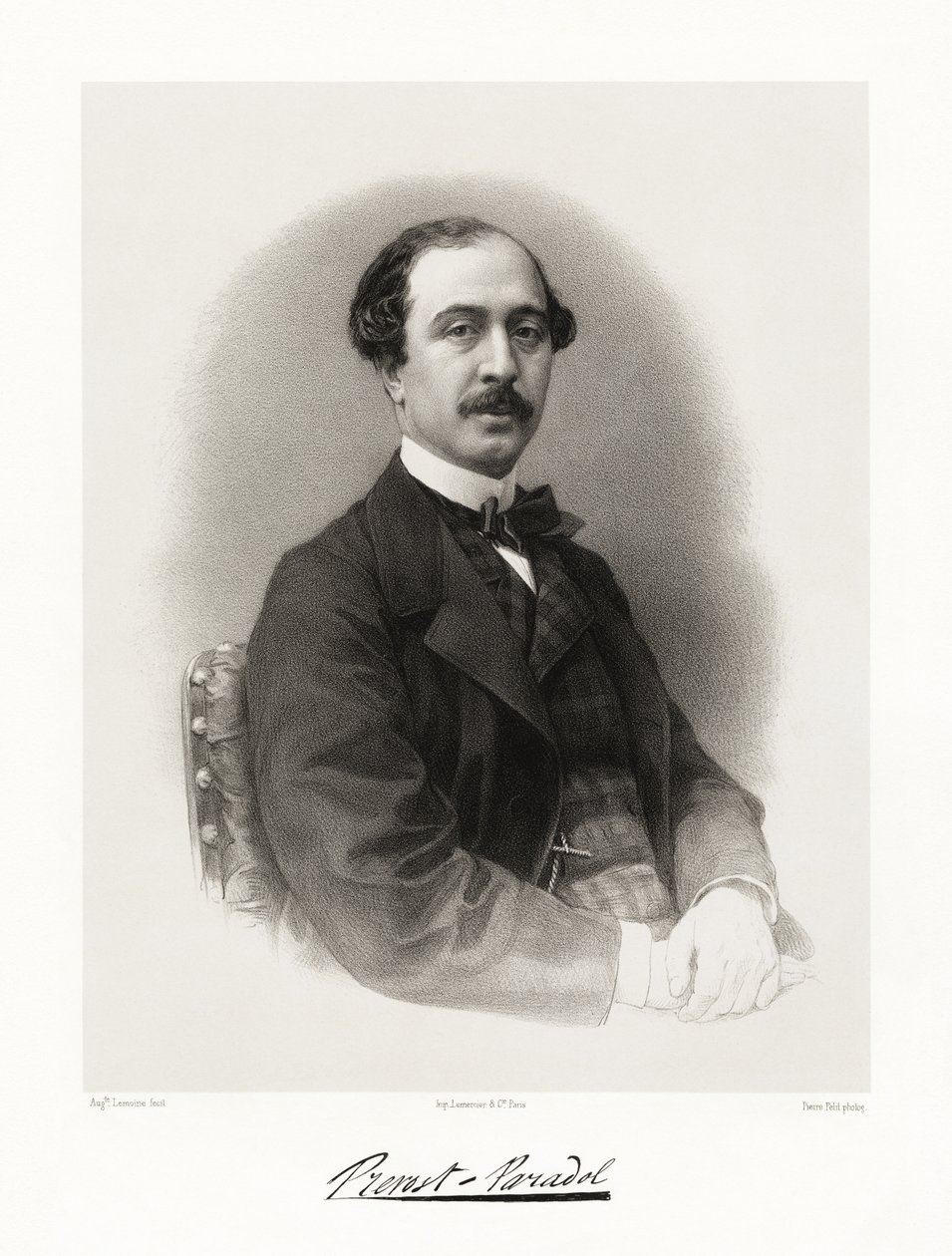 Lucien Anatole Prévost-Paradol, 1865-66. tekijältä Auguste Charles Lemoine