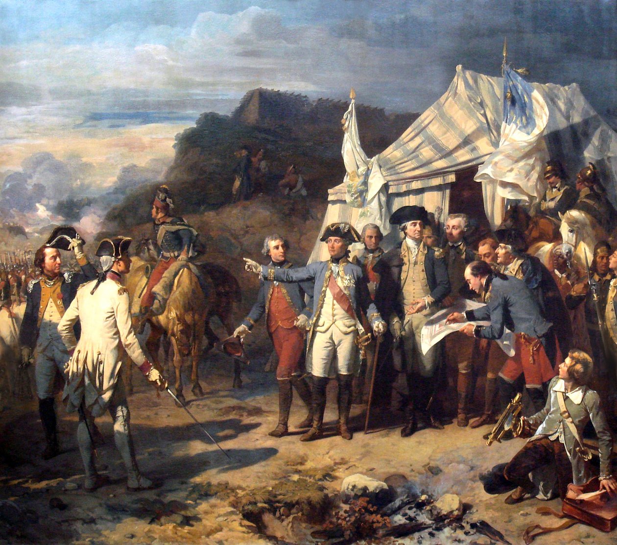 Bataille de Yorktown tekijältä Louis Charles Auguste Couder