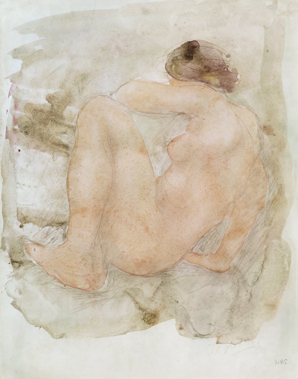 Nainen alaston tekijältä Auguste Rodin