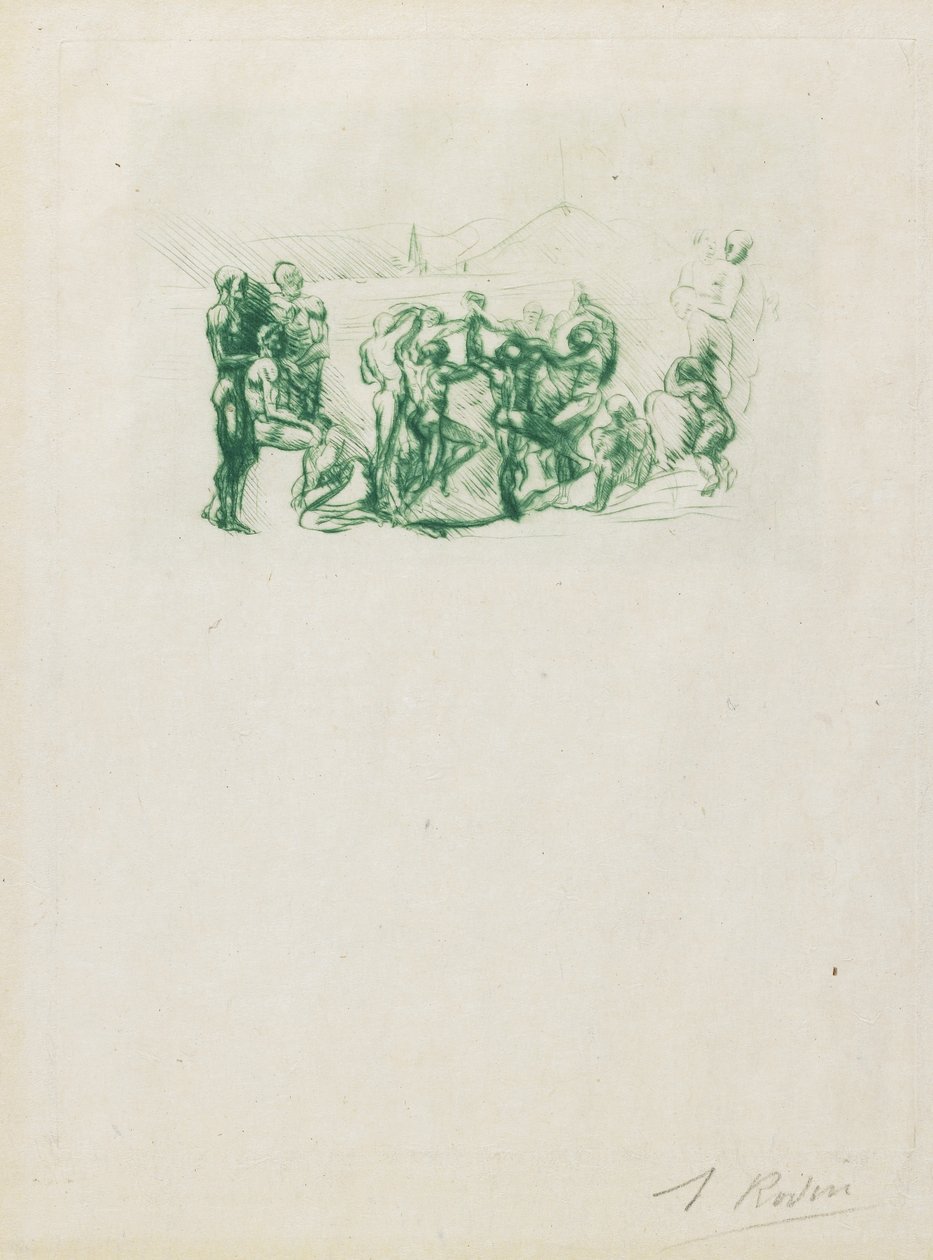 La Ronde, c. 1883-1884 tekijältä Auguste Rodin