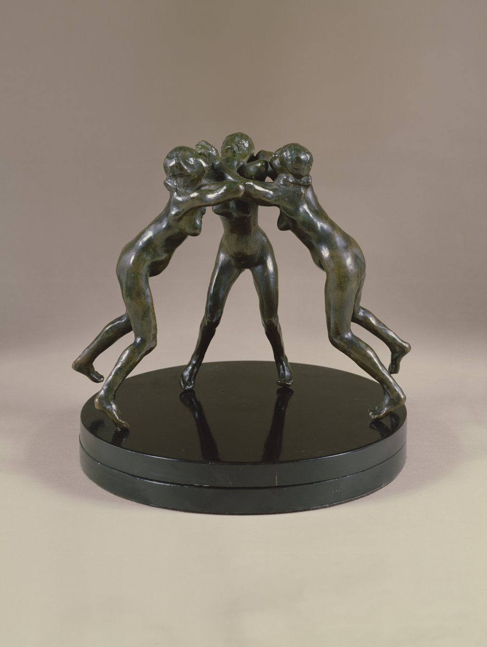 Kolme nymfiä, n. 1882 (pronssi) tekijältä Auguste Rodin