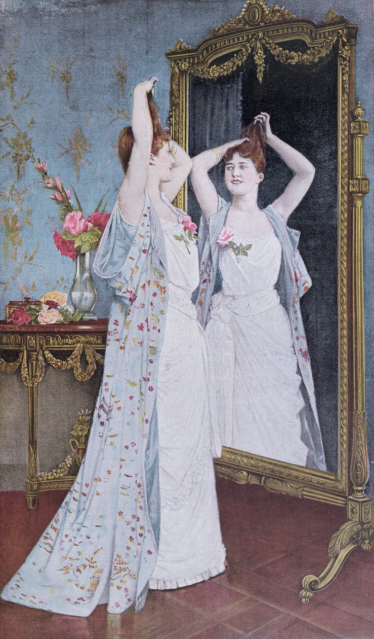 WC, 1890 tekijältä Auguste Toulmouche