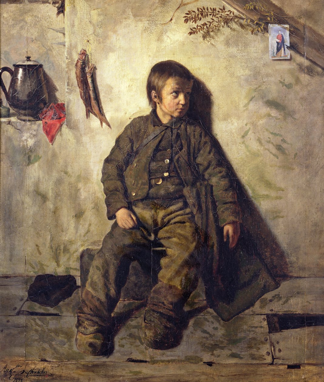 Savupiipun nuohoaja, 1832 tekijältä Auguste de Chatillon