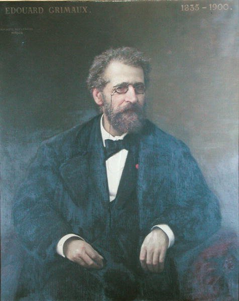 Edouard Grimaux (1835-1900) (öljy kankaalle) tekijältä Auguste Alexandre Hirsch