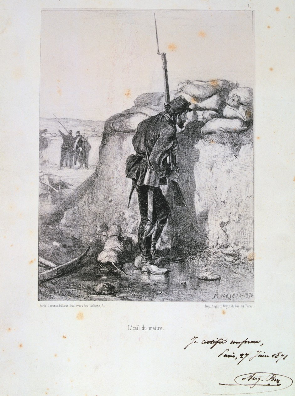 Pariisin piiritys, Ranskan ja Preussin sota, 1870 1871. tekijältä Auguste Bry