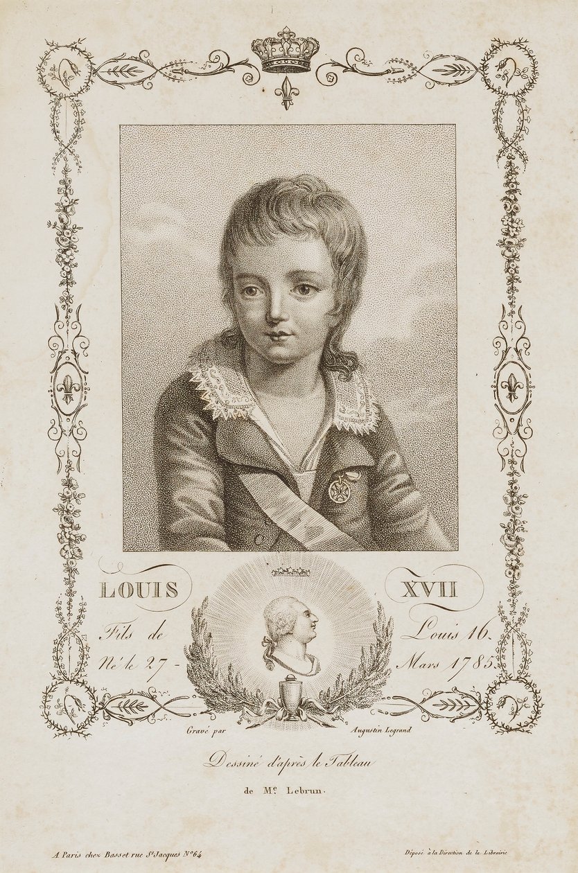 Ludvig XVII tekijältä Auguste Claude Simon Legrand