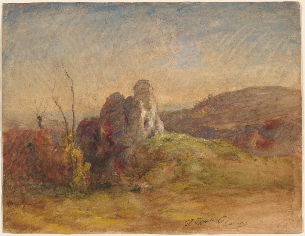 Maisema, 1870-1884. tekijältä Auguste Francois Ravier
