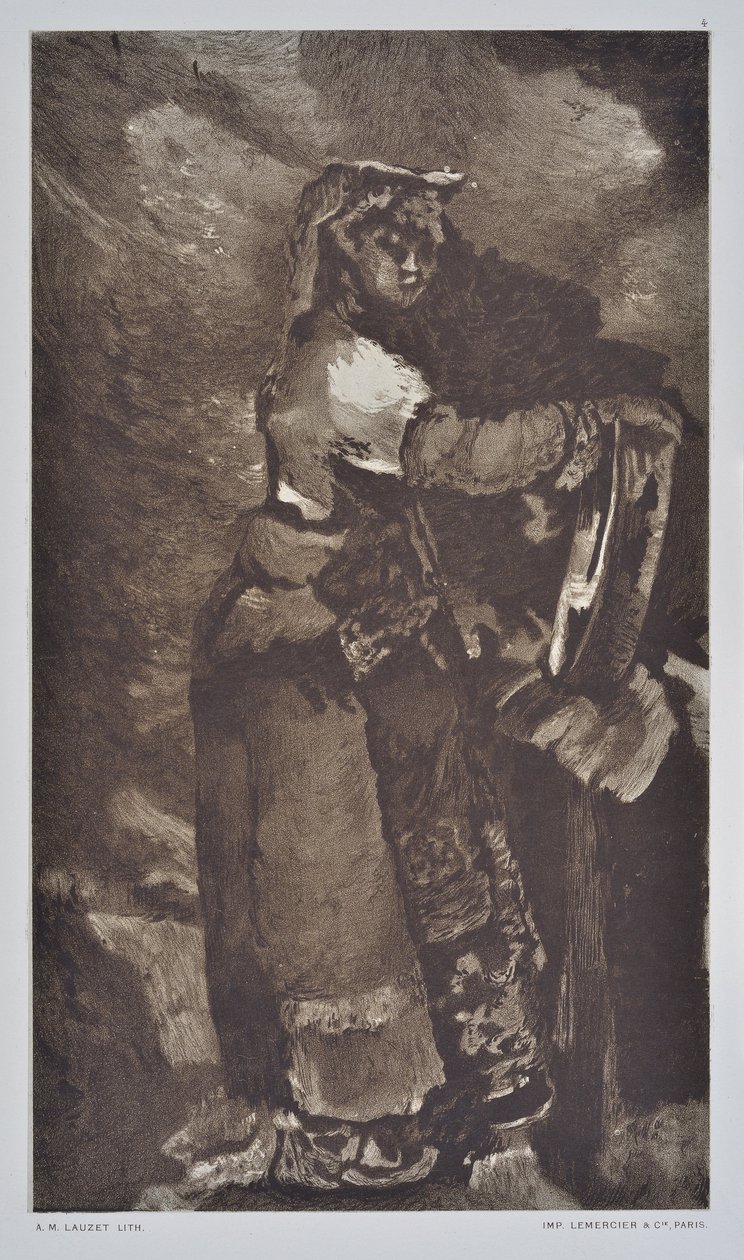 Italian kielen opiskelu (piirustus) tekijältä Auguste Lauzet