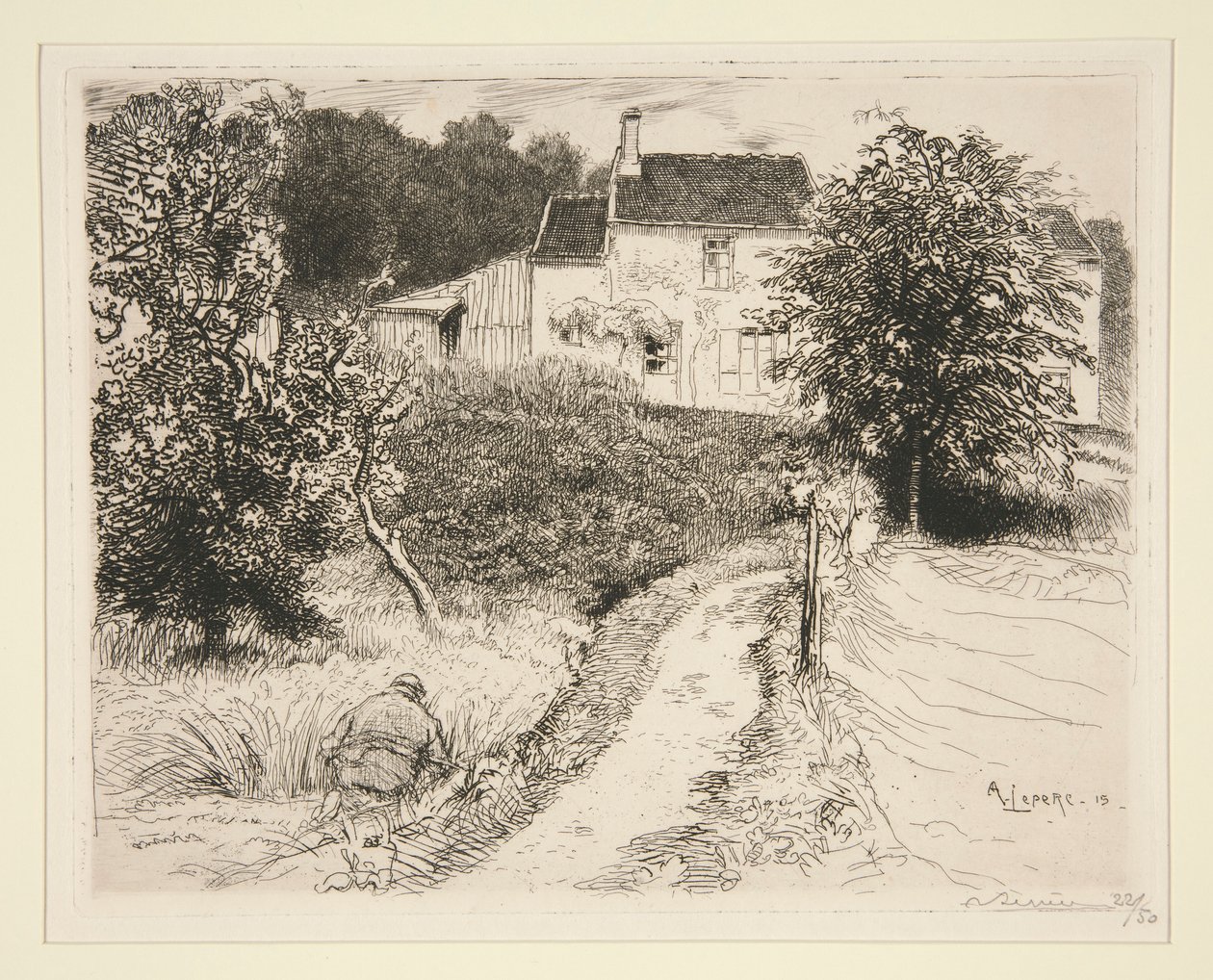 Bellotissa (Seine-et-Marne) (Bellotissa [Seine-et-Marne]) tekijältä Auguste Lepere