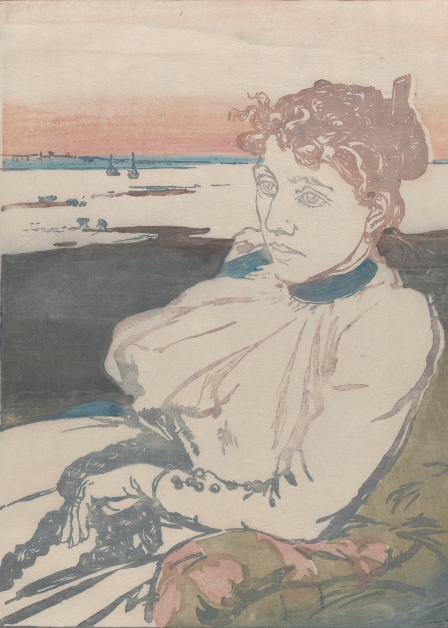 Toipilas, Mme Lepère, 1892. tekijältä Auguste Lepere