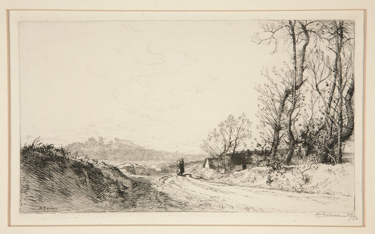 Derni?res feuilles (Vend?e) (Viimeiset lehdet [Vendee]) tekijältä Auguste Lepere