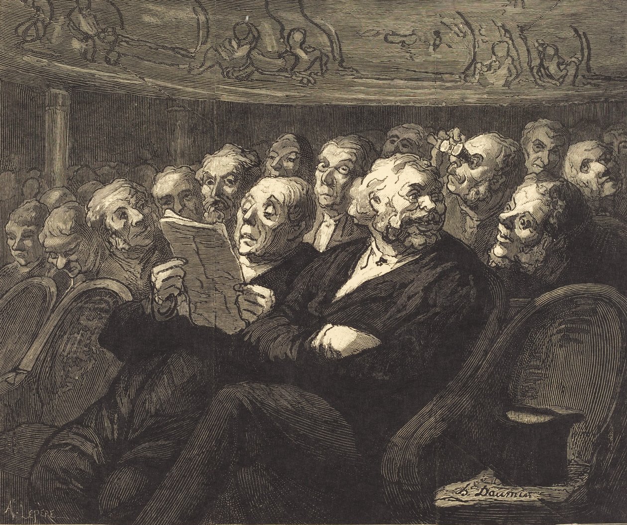 The Orchestra Seats, 1878. tekijältä Auguste Lepere