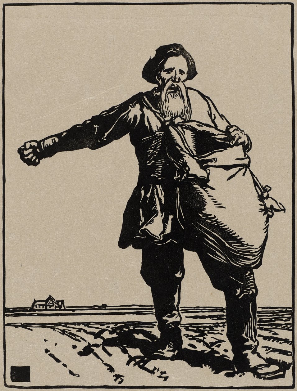 venäläinen talonpoika tekijältä Auguste Lepere
