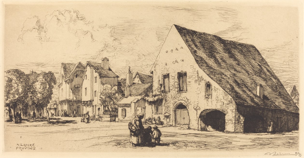 Provins (Seine et Marne) tekijältä Auguste Lepere
