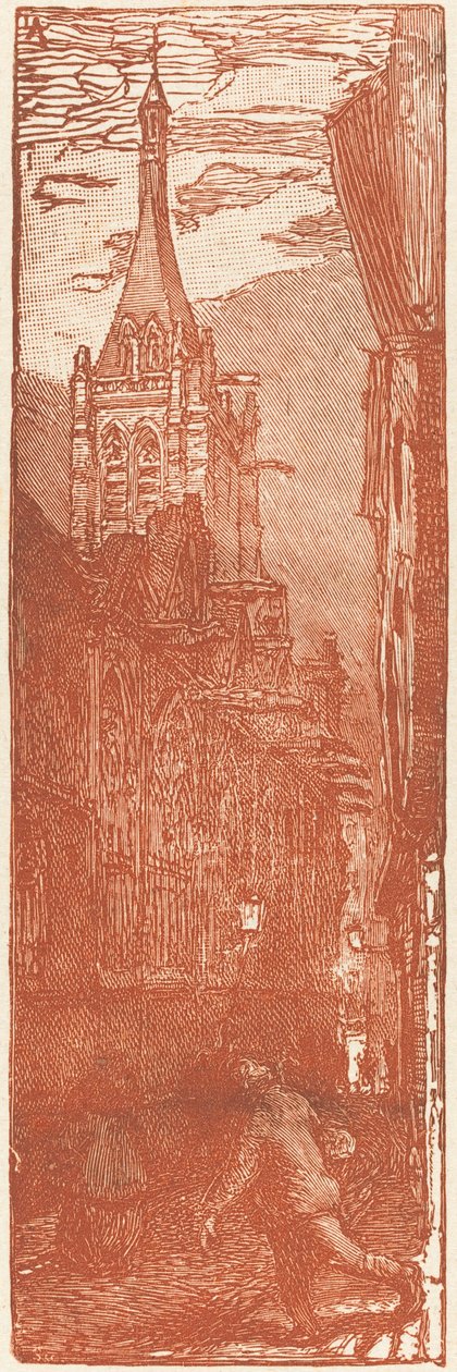 Saint-Severin, julkaistu 1901. tekijältä Auguste Lepere