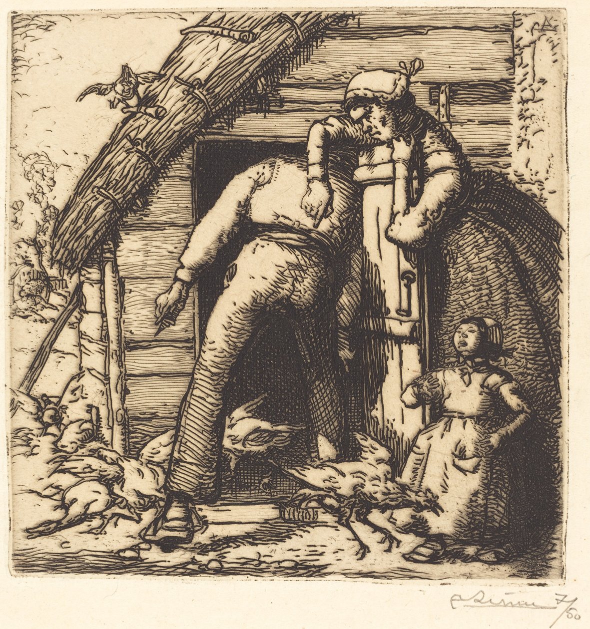 Poulterer, Vendee tekijältä Auguste Lepere