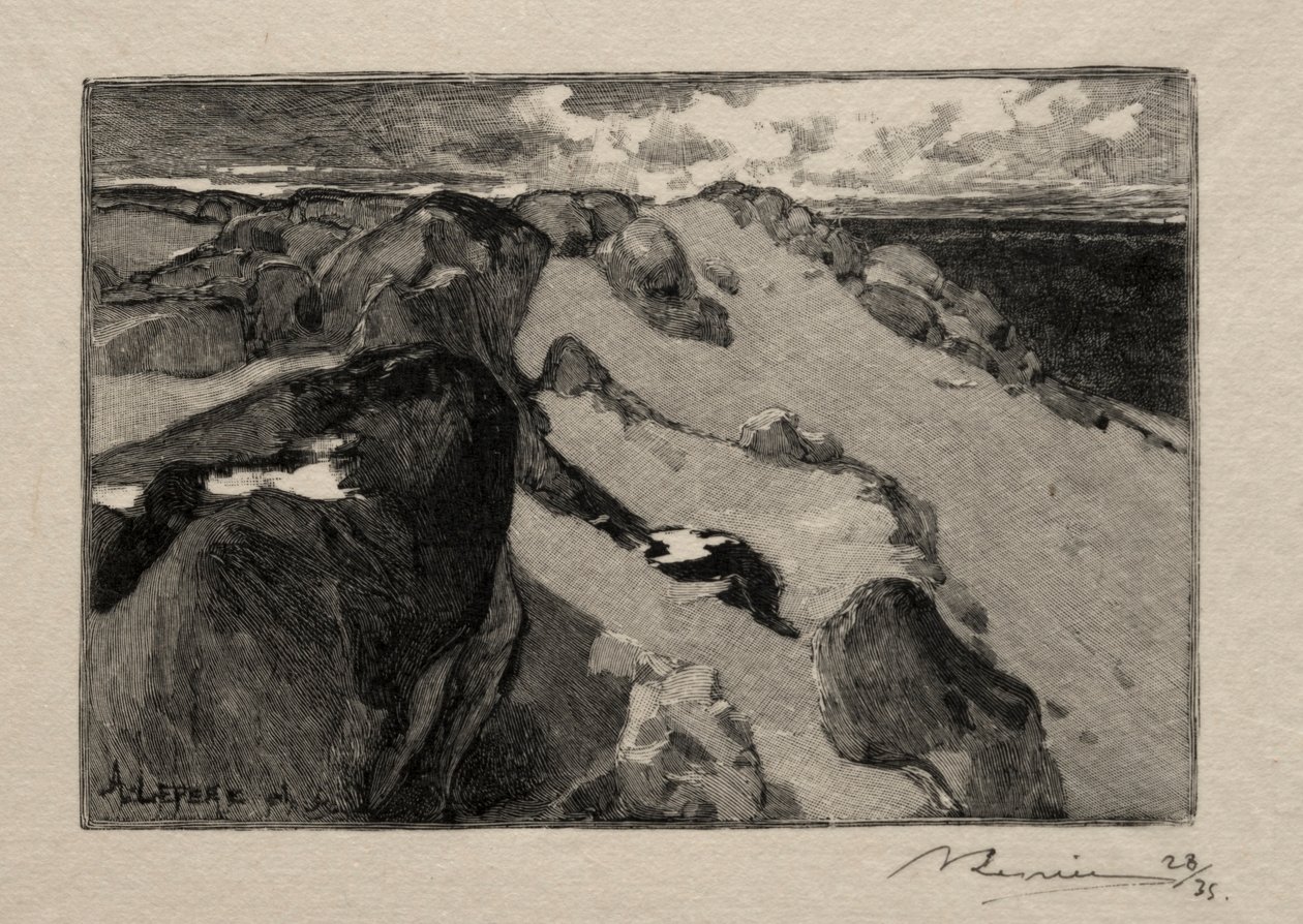 Arbonne, Gros Sablon. tekijältä Auguste Louis Lepère