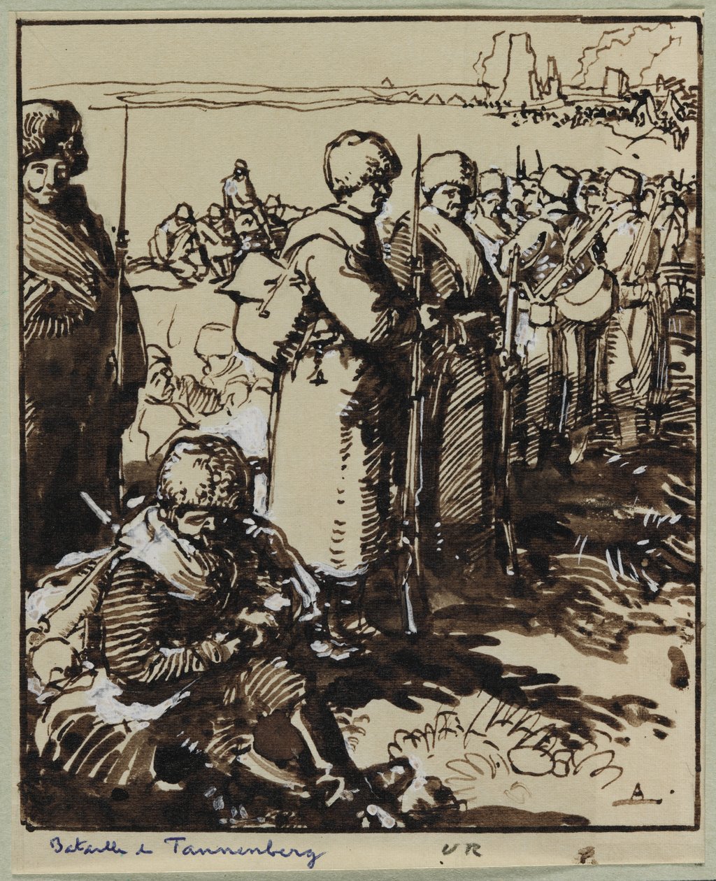 Bataille de Tannenberg, 1914. tekijältä Auguste Louis Lepère
