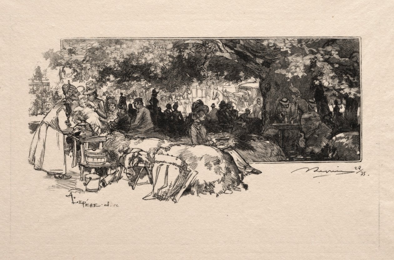 Pelkkä Pichard-ruokala tekijältä Auguste Louis Lepère
