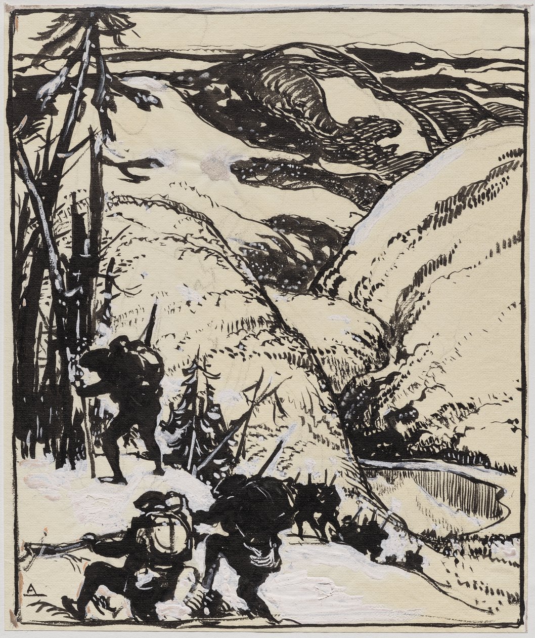 Vosgesissa tekijältä Auguste Louis Lepère