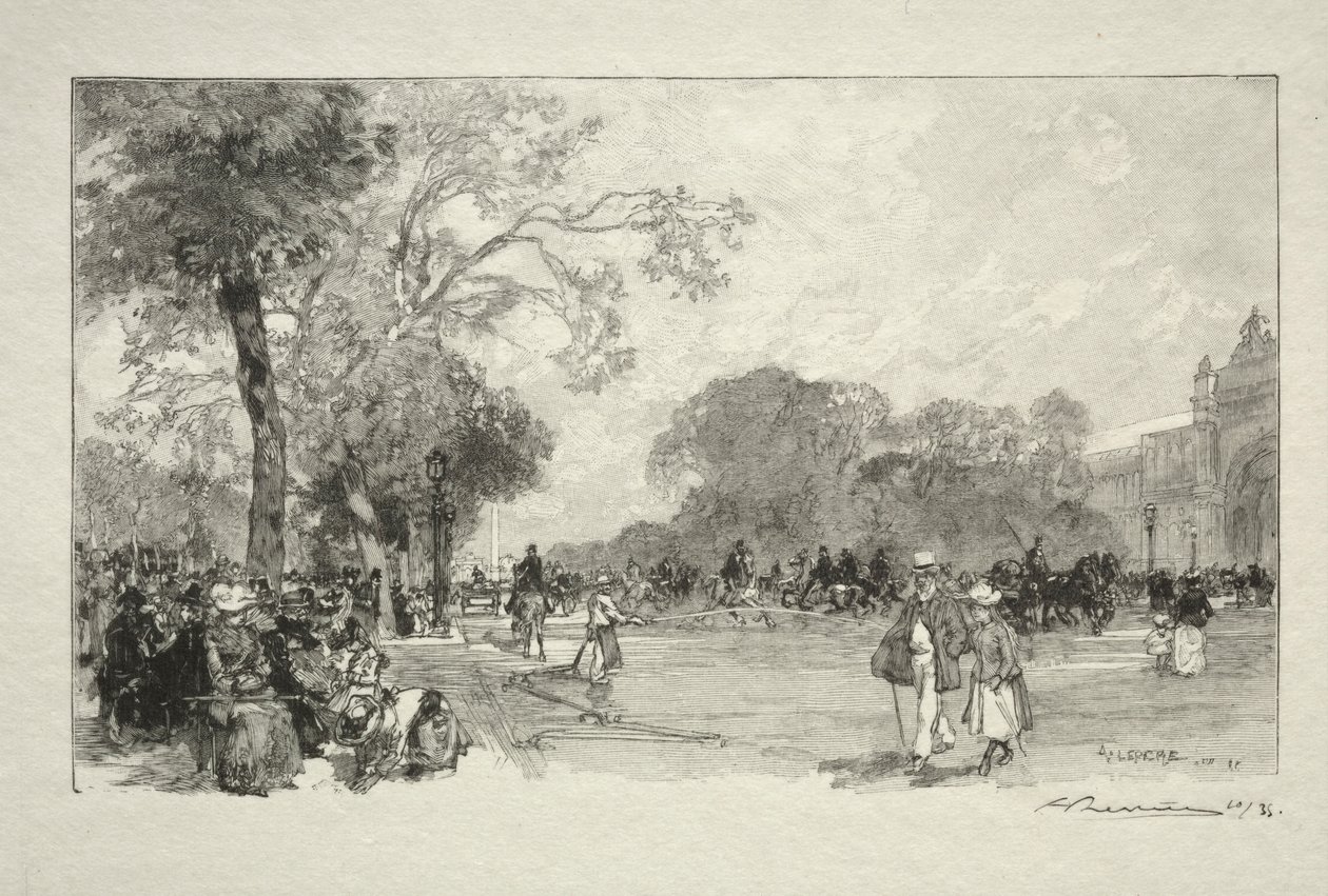 Avenue des Champs-Elysees. tekijältä Auguste Louis Lepère