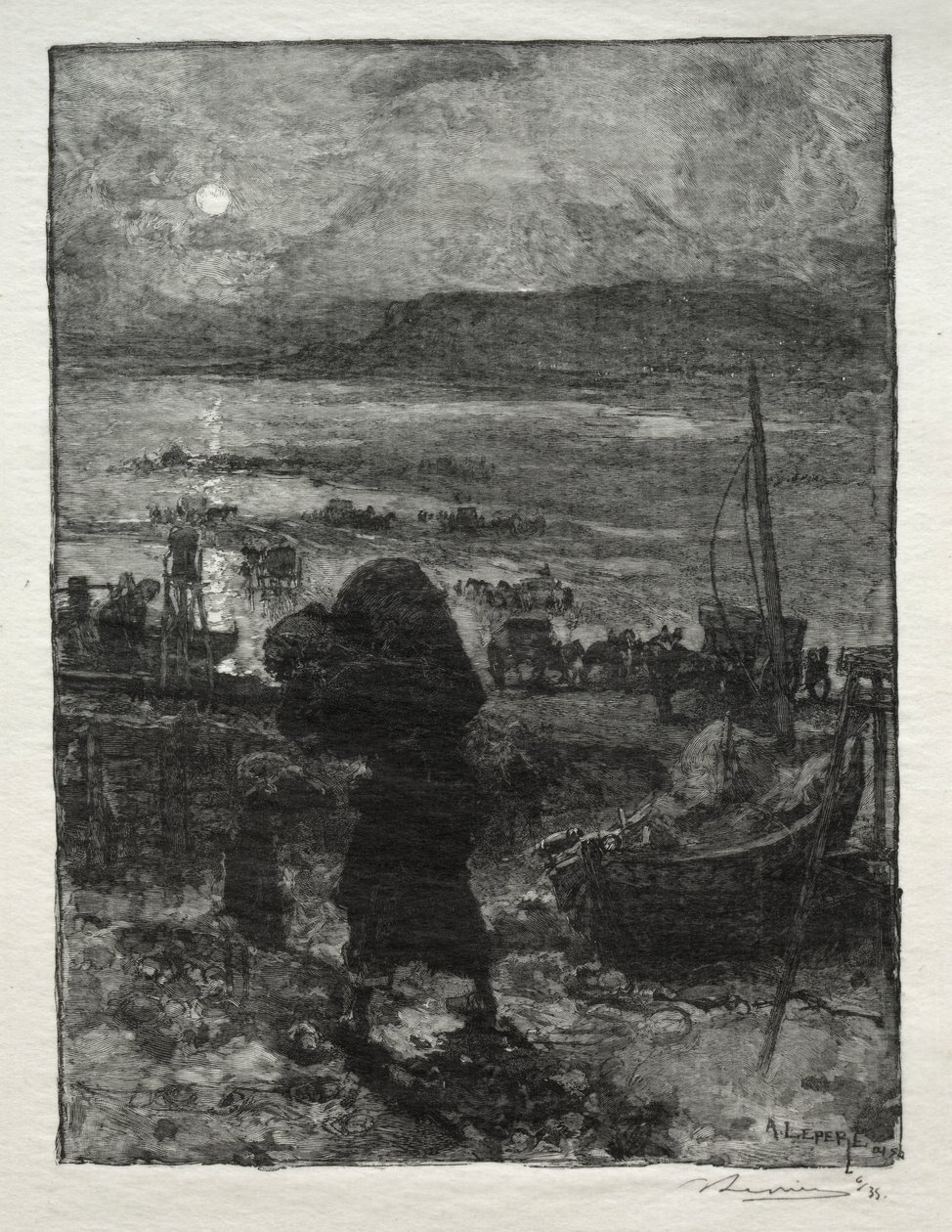 Hiekankorjuu tekijältä Auguste Louis Lepère