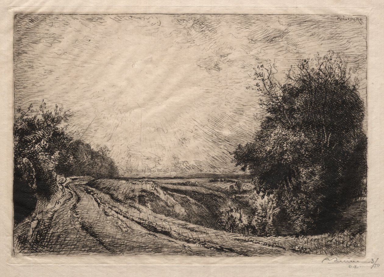 Houssoye Road tekijältä Auguste Louis Lepère