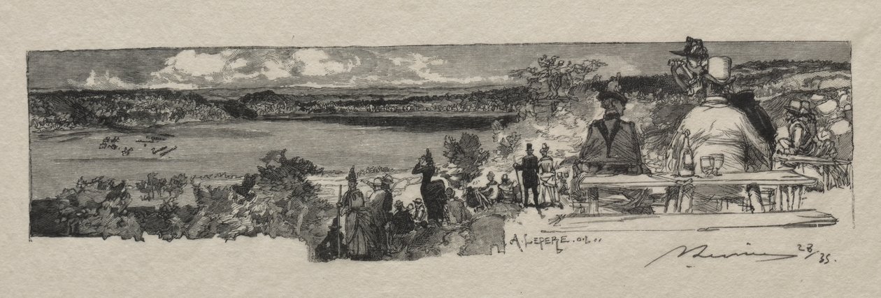 Auringon laakso tekijältä Auguste Louis Lepère