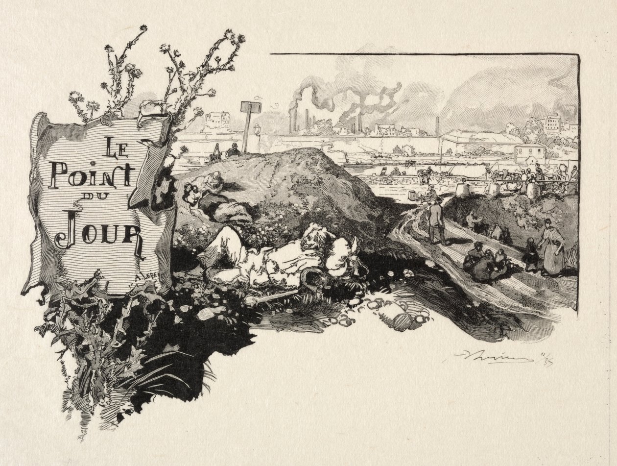Päivittäinen piste. tekijältä Auguste Louis Lepère