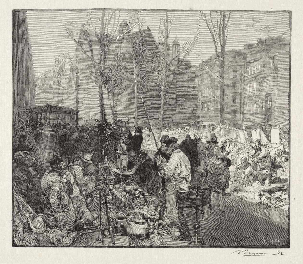 Romumarkkinat. tekijältä Auguste Louis Lepère