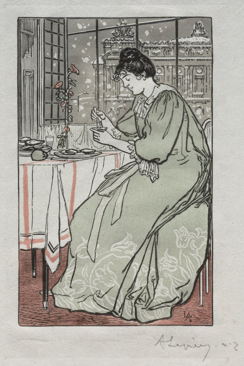 Pariisin almanakka, 1897: Talvi tekijältä Auguste Louis Lepère