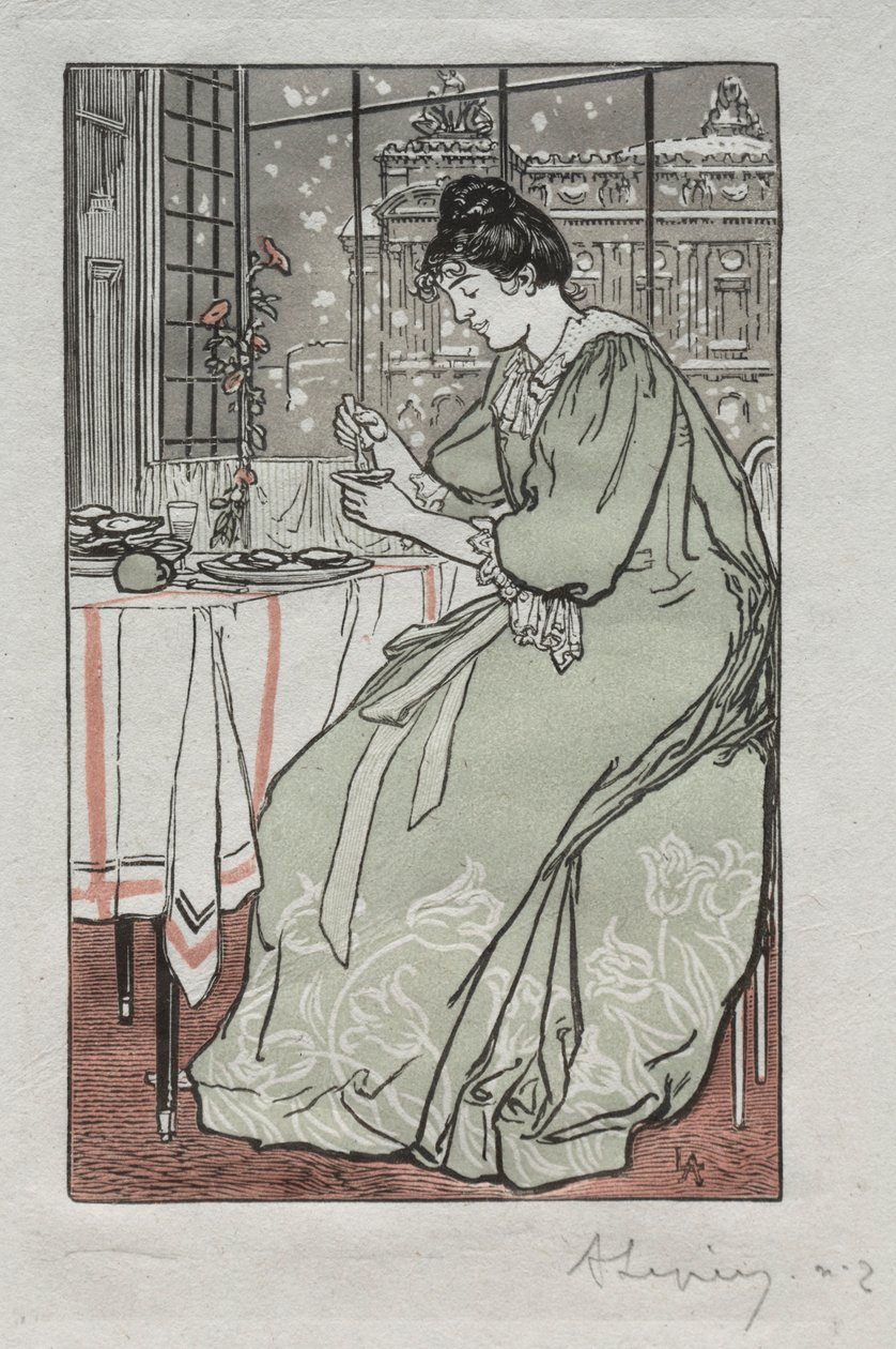 Pariisin almanakka, 1897: Talvi, 1897. tekijältä Auguste Louis Lepère