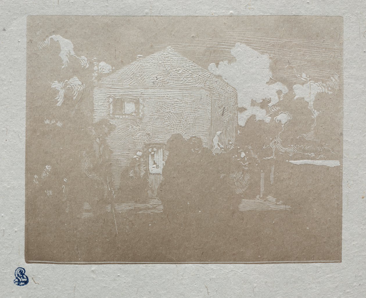 Kerjäläiset viimeisessä talossa tekijältä Auguste Louis Lepère