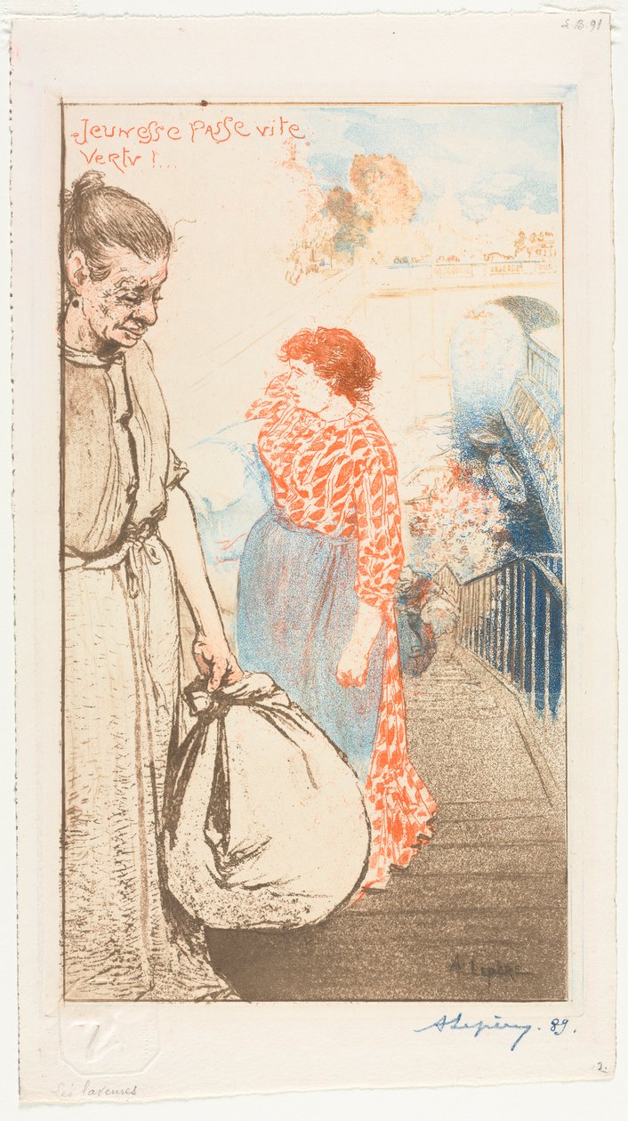 Pesijanaiset, 1894. tekijältä Auguste Louis Lepère