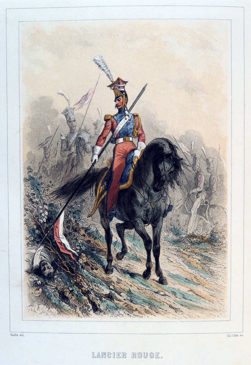 Red Lancer, 1859. tekijältä Auguste Raffet